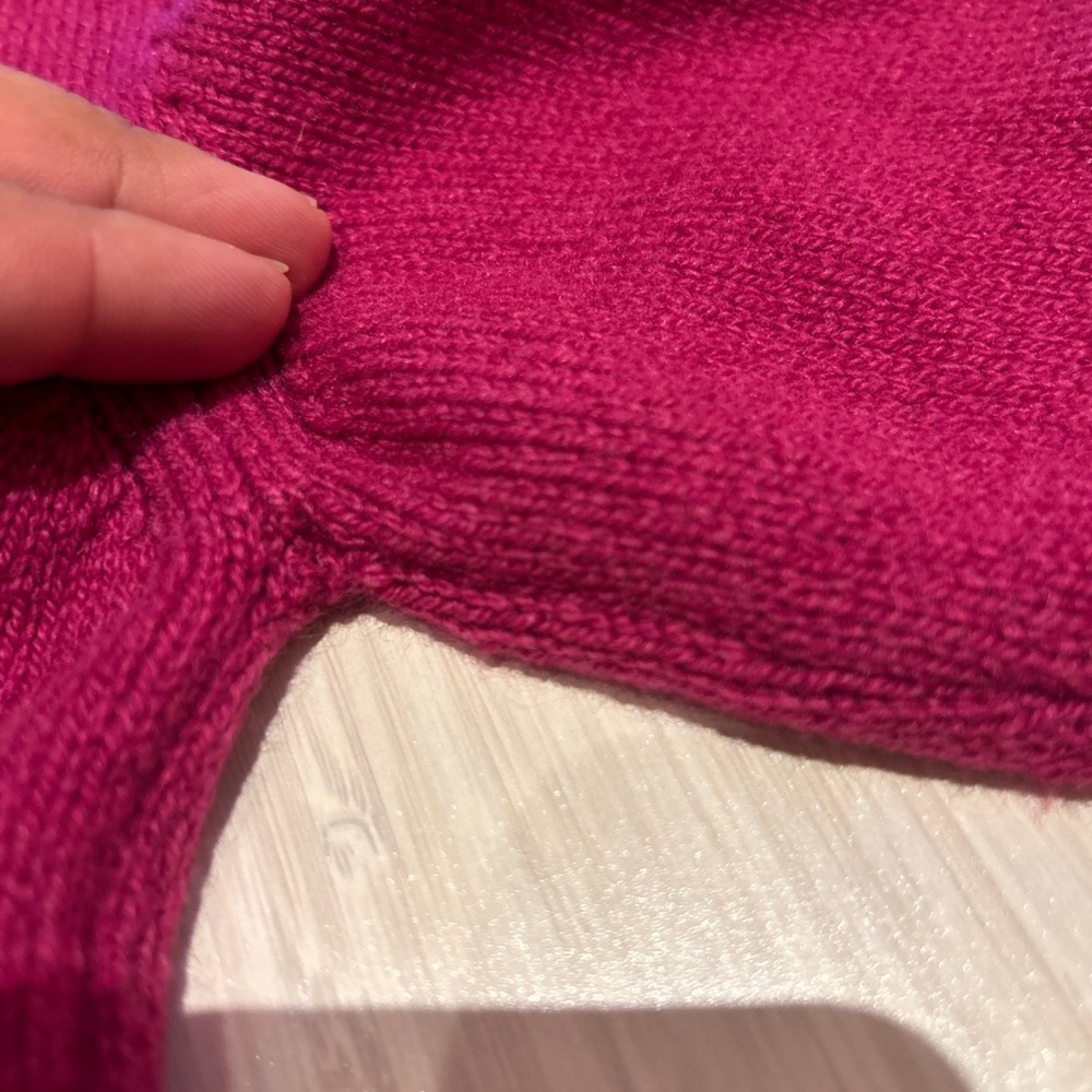 The Row Dewey Girls Sweater Cashmere 4 years old 4YO purple magenta Crewneck - Picture 10 of 13